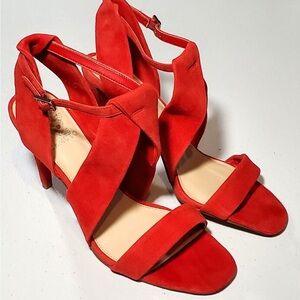 Vince Camuto Red Heeled Sandals
